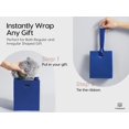 thumbnail image 4 of Paper Gift Bags With Ribbon Handles Set of 10 Blue Bulk Reusable For Gift Wrap Girls Kids Birthday Bridal Shower Party Favors Goodie Bags Candy Christmas 5.91"x3.54"x7.28" Small, 4 of 7