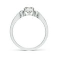 thumbnail image 2 of ANGARA Natural 0.69 Ct. Diamond Solitaire Ring in Sterling Silver for Women (Ring Size: 3.5), 2 of 10