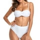 thumbnail image 4 of Traje de baño de mujer de 2 piezas de bikini cómodo de cintura alta de color sólido estilo playa OAVQHLG3B Store lin121212, 4 of 4