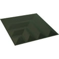 thumbnail image 6 of Ekena Millwork 19 5/8"W x 19 5/8"H Bolt EnduraWall Decorative 3D Wall Panel, UltraCover Satin Hunt Club Green (12-Pack for 32.04 Sq. Ft.), 6 of 6