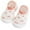 Pink, variant on Xijirk Baby Shoes Knit Upper Striped Pattern On Design Soft Sole Breathable Lightweight Footwear Casual Shoes For Indoor Home Wear,Grey,5