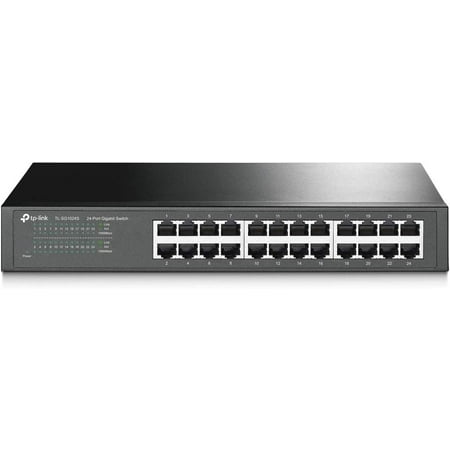 UPC: 0649661437581 | Restored TP-Link 24 Port Gigabit Ethernet Switch | Desktop/ Rackmount | Limited Lifetime Protection | Plug & Play | Shielded Ports(TL-SG1024S) (Refurbished)