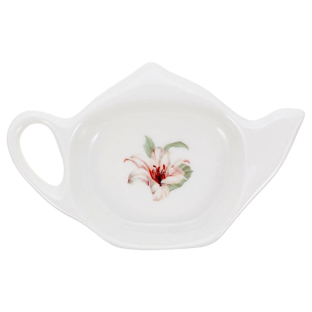 Ceramic Tea Bag Holder Exquisite Tea Bag Tray Small Loose Tea Dish Tea Bag Coaster