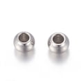 thumbnail image 2 of Tarnish Resistant 202 Stainless Steel Beads Round Stainless Steel color 2.5x2mm Hole: 1mm, 2 of 2
