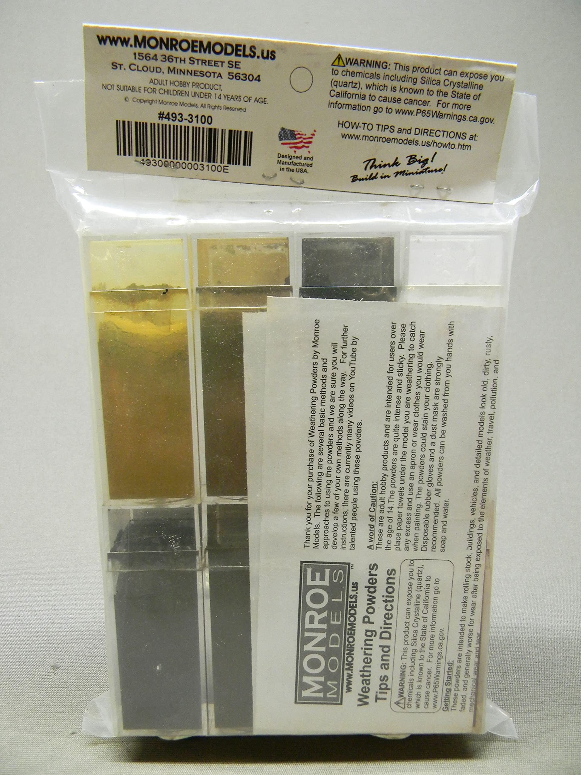Monroe Models Weathering Powder 8 Pack