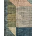 thumbnail image 1 of Ahgly Company Machine Washable Indoor Rectangle Abstract Gray Area Rugs, 2' x 4', 1 of 7