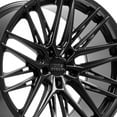 thumbnail image 2 of 1 X XXR 582 19X10 5-120 73.1 Hub +40 Offset Chromium Black Wheel Rim, 2 of 3