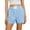 SKY BLUE, variant on Michellecmm Women's Fashion Loose Shorts Stripe High Elastic Waist Short Pants