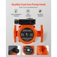 thumbnail image 6 of VEVOR F-0011-BF4-J Cast Iron Circulator Pump, 33 GPM, AC 120V 33 ft Hot Water Recirculating Circulation Pump, 1-1/4 in Flange Connection, 3-Speed Adjustment, Quiet Operation, for Home Heating System, 6 of 9