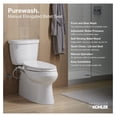 98804CP0 Purewash M300 Elongated Manual Bidet Toilet Seat With Chrome