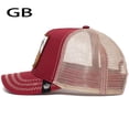 thumbnail image 2 of Gorras de béisbol con bordado de letras para hombre y mujer, sombreros de malla, Snapback, Hip Hop, informal, para exteriores, Primavera, 2 of 4