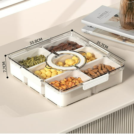 

Nhthy Fruit Living Room Home Melon Nut New Year Dried Fruit Party Snack Dessert High Appearance Fruit A