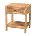thumbnail image 1 of Baxton Studio Adelia Table de Chevet 1-Tiroir, 1 of 3