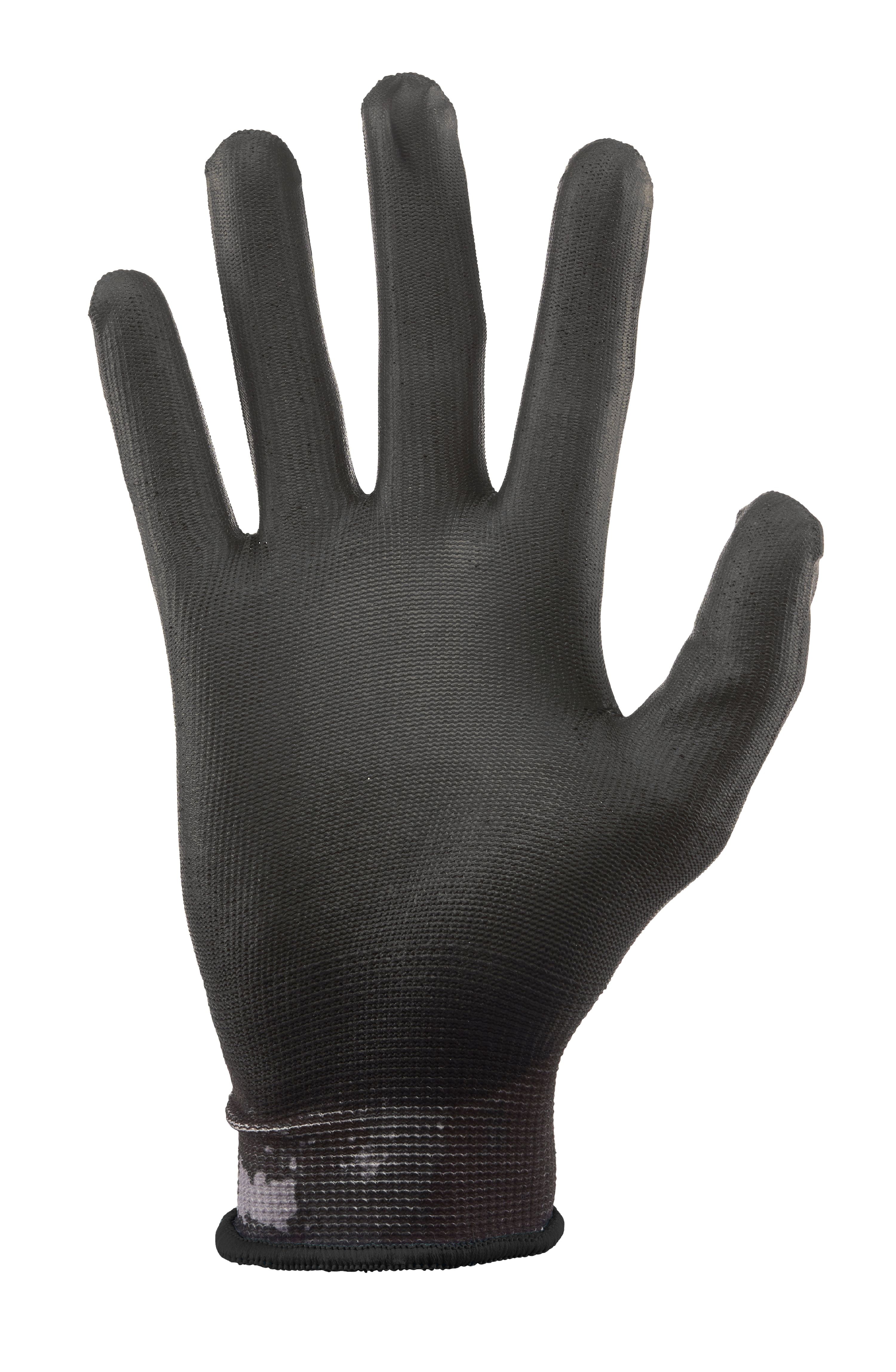 Gorilla Grip Veil Tac Black No Slip Fishing Gloves, 25069-26