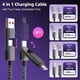 thumbnail image 2 of Cable de carga Firsting de 240 W, 4 en 1, USB a USB C, carga rápida, 2 of 6