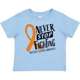 thumbnail image 3 of Inktastic Never Stop Fighting Multiple Sclerosis Awareness Boys or Girls Baby T-Shirt, 3 of 5