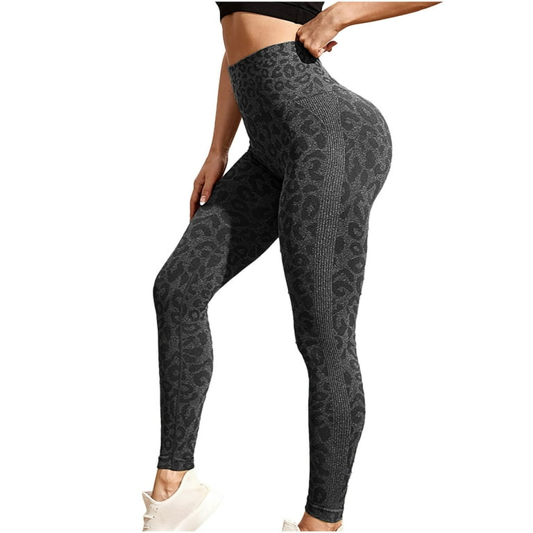 Lolmot Women's High Waist Workout Compression Seamless Fitness