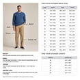 thumbnail image 5 of Mens Pants Navy 44X28 Khaki Classic Fit Stretch 44, 5 of 6
