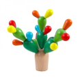 thumbnail image 1 of Equilibrio de bloques de construcción de juguete de cactus de madera esquí esquí Gafas de esquí, 1 of 4