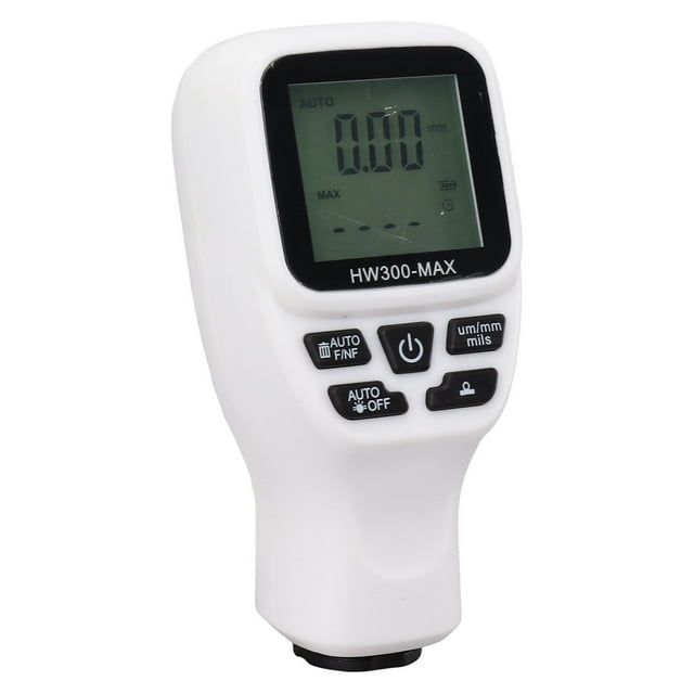 Coating Thickness Gauge 0 To 2000UM Accuracy Digital Meter for Automotive Coating Thickness Gauge Auto Power Off Portable Paint Thickness Meter Gauge