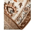 thumbnail image 7 of Unique Loom Charlotte Collection Area Rug - Carmel (7' 10" Round Brown/Ivory), 7 of 7