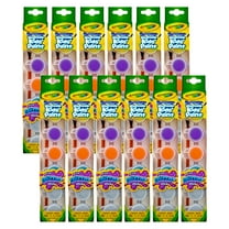 Crayola Washable Kids' Paint Pots, Glitter Effects, 6 Per Pack, 12 Packs