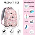 thumbnail image 2 of Rustic Farmhouse Student Backpack with Highland Cow Pattern Waterproof, Scratch-Resistant Durable Composite Oxford Cloth, Comfortable Adjustable Straps, Perfect for Student and Cow Lovers, 2 of 6