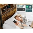 thumbnail image 4 of EnHomee Full Bed Frame with Headboard Metal Bed Frame with 6 Storage Drawers &  Charge Station, 4 of 8