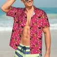 thumbnail image 7 of Rateoe German Shepherd Dog Pattern Men’s Hawaiian Shirt – Short Sleeve Button-Down Tropical Beach Shirt, Lightweight & Breathable Casual Aloha Shirt with Pocket,X-Large, 7 of 7