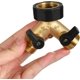 thumbnail image 5 of Grifo doble para lavadora ZHCH distribuidor en Y de 2 vías 6 pulgadas, 5 of 5