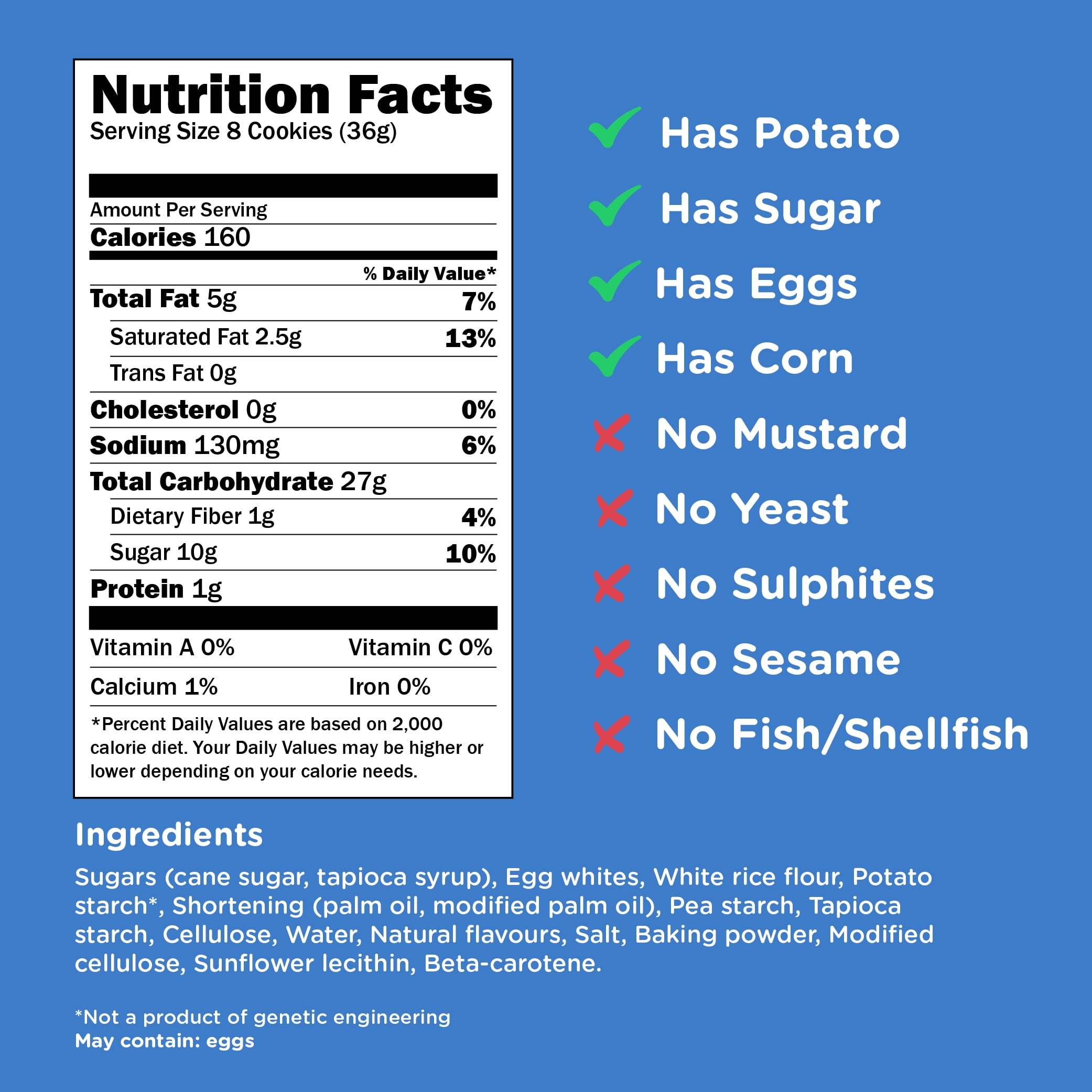 Kinnikinnick - Vanilla Wafers - Gluten Free, Allergy Friendly Cookies - 6.3 oz. Boxes  - 3 Pack