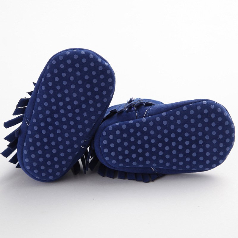 Baby Girls Cowboy Tassel Boots Side Zipper Moccasins Soft Bottom Non-Slip Toddler Shoes - image 5 of 6