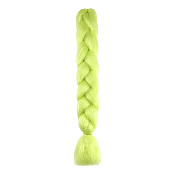 Fiudx Extensiones de Fibra Sintética con Colores Vibrantes, Trenzas de Crochet Cómodas, Rastas de Mantenimiento, para Fiestas, Estilo Femenino, Diseño Pre-Bacteria.
