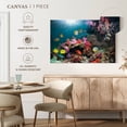 thumbnail image 5 of Elephant Stock Andaman Sea Life Wall Art - Horizontal Canvas Wall Art - Living Room Wall Decor - Animal Canvas - Teal And Yellow Decor - 36" x 24", 5 of 8