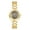 Goldblack, variant on Women's Analog Quartz Watch: Round Watch with Detachable Strap Bar Scale Luminous Hands Rhinestone Dial - for Casual Business