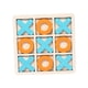 thumbnail image 1 of Juego de mesa Tic TAC Toe, clásico juego familiar, decoración rústica de mesa, entretenimiento. naranja azul claro, 1 of 9
