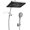 Silver, variant on Rain Shower Heads with Handheld Combo,Fixed Showerhead&8-Mode Handheld Shower with 79 Inches Extra-long Stainless Steel Hose and Low- Adhesive Wall Mount for
