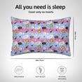 thumbnail image 6 of Easygdp Bees And Daisies Striped Pillowcase 20×30 inches, Throw Pillowcase with Invisible Zipper for Bedroom, Sofa, Office, 6 of 8
