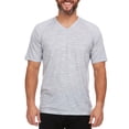thumbnail image 5 of Woolveirno - Men's Microweight Merino Wool V-Neck T-Shirt - Ash Gray - Medium, 5 of 8