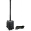 Portable PA/DJ System W/ 12" Powered Subwoofer, 8 X 3 Column Speaker And Two UHF Wireless Microphones (CARPO-L2SWM01)