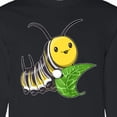 thumbnail image 4 of Inktastic Monarch Butterfly Caterpillar Cute Baby Insect Long Sleeve T-Shirt, 4 of 5