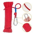 thumbnail image 2 of 20m Nylon Rope Fishing Rope Safe High Strength Braid Rope with Carabiner Safety Lock;20m Nylon Rope Fishing Rope Safe High Strength Braid Rope with Safety Lock, 2 of 8