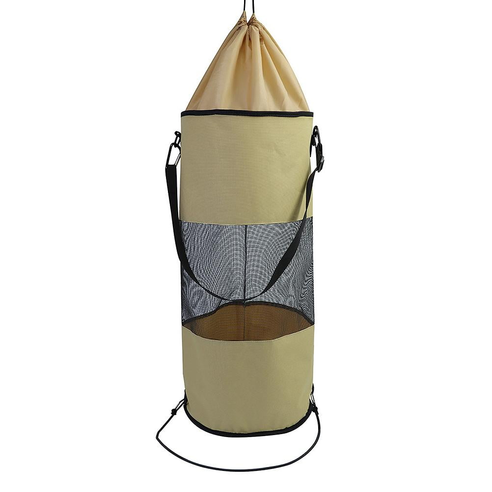 Boat Trash Bag Portable Outdoor Marine Hoop Mesh Trash Garbage Can