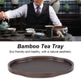 thumbnail image 3 of Premium Bamboo Tea Tray, Japanese Style Serving Board, Tea Dessert Food Dinner, Spacious Storage Capacity, 3 of 8