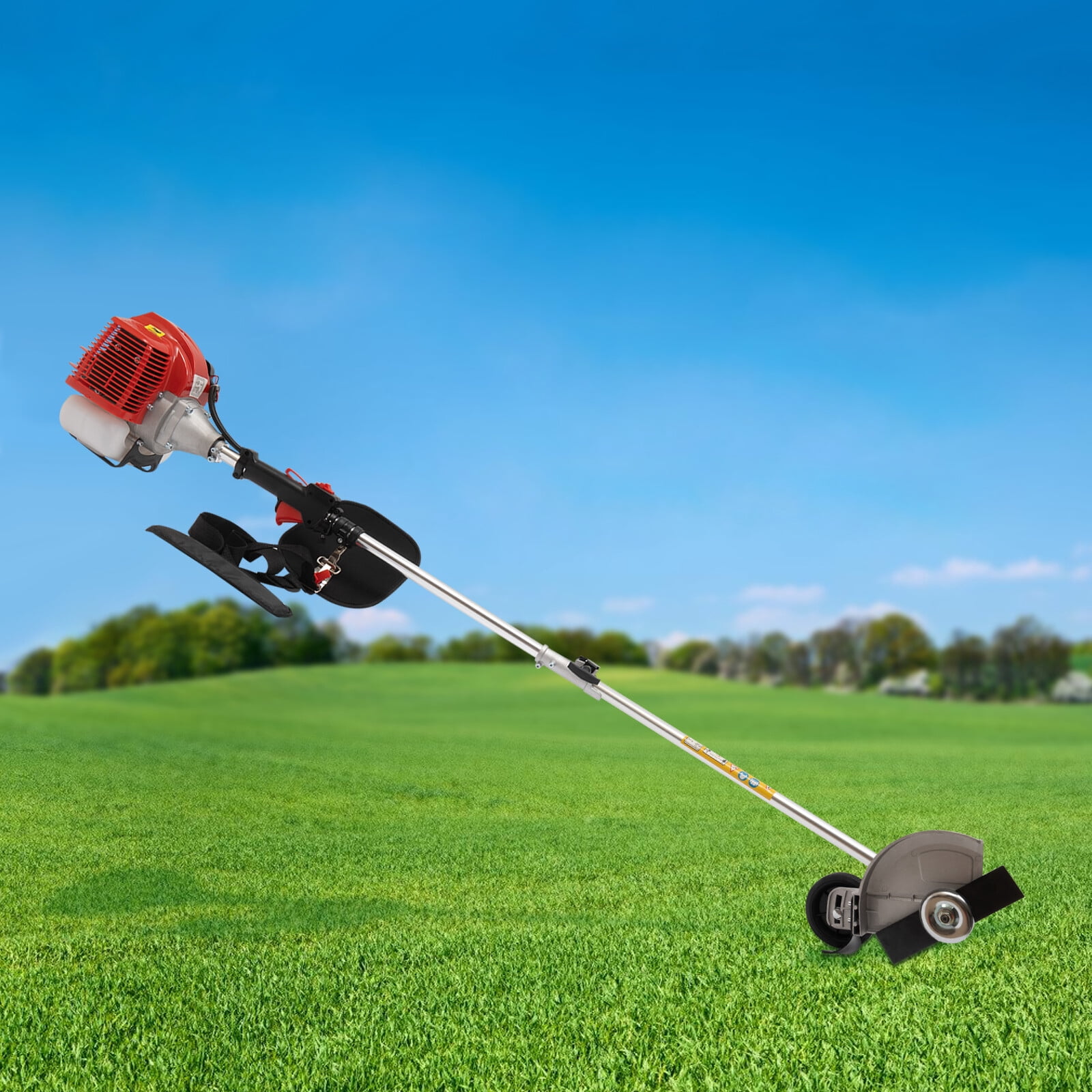 43cc Gas String Trimmer Lawn Wacker Weed Trimmer Air-cooled 2 Stroke Engine for Home Lawn Mowing