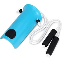 Sock Aid - Wide 3.93" Sock Aid with Foam Handles, Sock Aide Device for Elderly, Sock Helper Easy On Easy Off, Blue