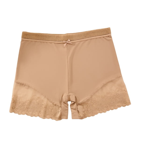 Ropa Interior sin Costuras para las Mujeres Cintura Alta Tamaño Grande Encaje Delgado Transpirable sin Costuras Tanga Ropa Interior para las Mujeres