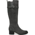 thumbnail image 2 of Naturalizer Women's Kenna Knee High Boot Grey Suede Wide Calf 10W, 2 of 5