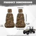 thumbnail image 7 of XYZCANDO Duck Hunting UTV Seat Covers Compatible with Rhino 450 Waterproof Rhino Bucket Seats Cover with Headrest Cover Washable UTV Seat Cover Accessory Part Easy-Clean, 7 of 7