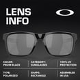 thumbnail image 4 of Oakley OO9384 Holbrook Mix Rectangle Shaped Polarized Sunglasses for Men - Includes Official Eyewear Kit - Polished Black Frame with Prizm Black Lens, 4 of 6